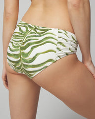 INTO THE GROOVE COCONUT - Ruched Bikini Bottoms