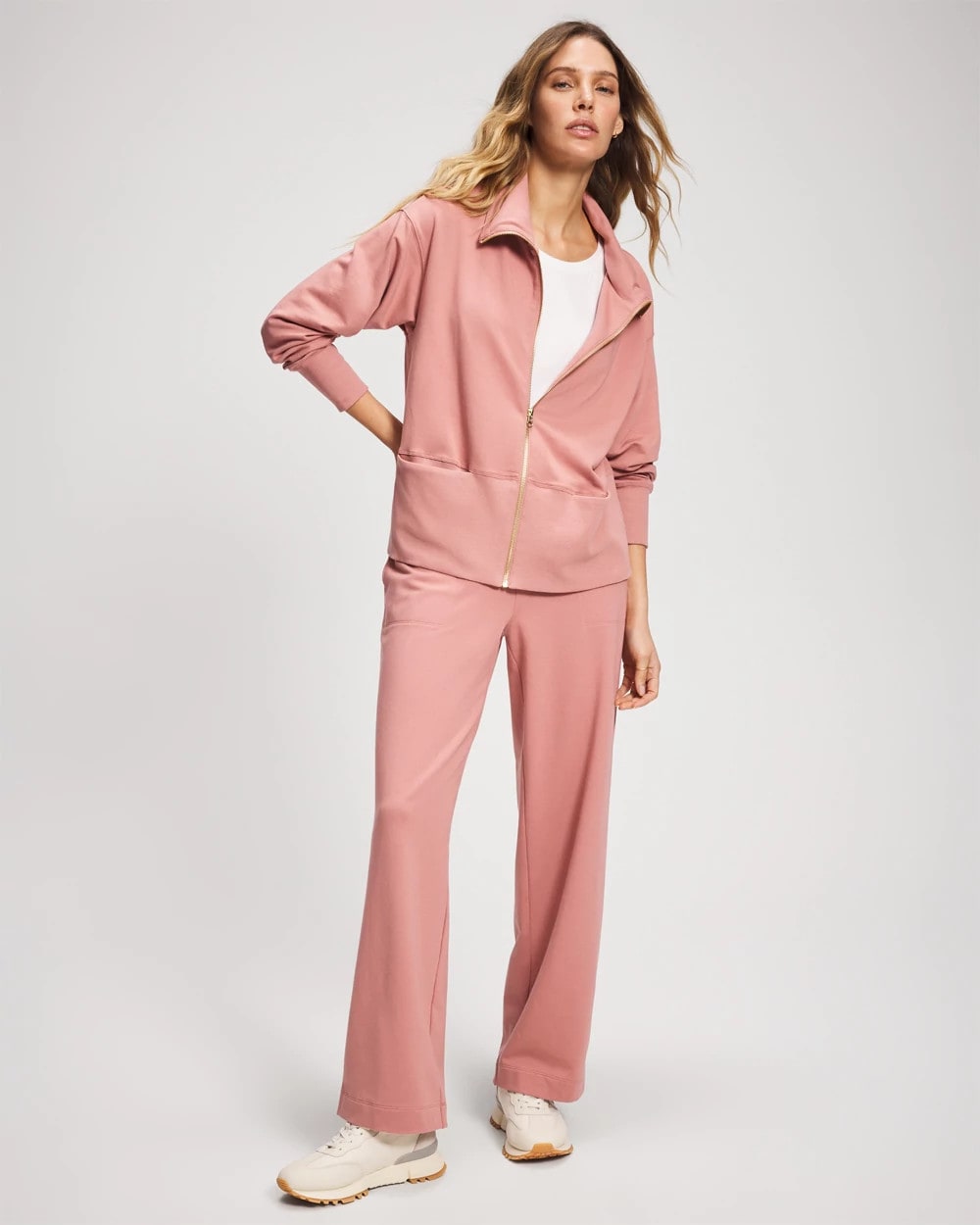 CINDER ROSE - Essential Terry Jacket