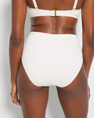 COCONUT WATER - Ring Master High-Waist Swim Bottom