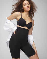 BLACK - Mid-Level Shaping Vanishing Edge High-Waist Thigh Slimmer