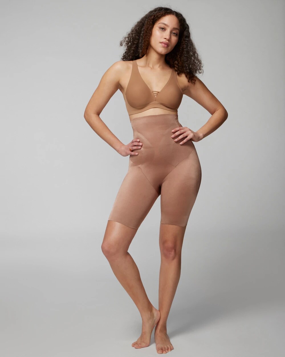 WARM SIENNA - Mid-Level Shaping Vanishing Edge High-Waist Thigh Slimmer