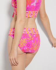 DAHLIA MULTI - Desert Bloom Foldover High-Waist Swim Bottom