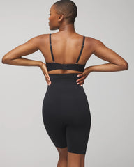 BLACK - Mid-Level Shaping Seamless High-Waist Thigh Shaper