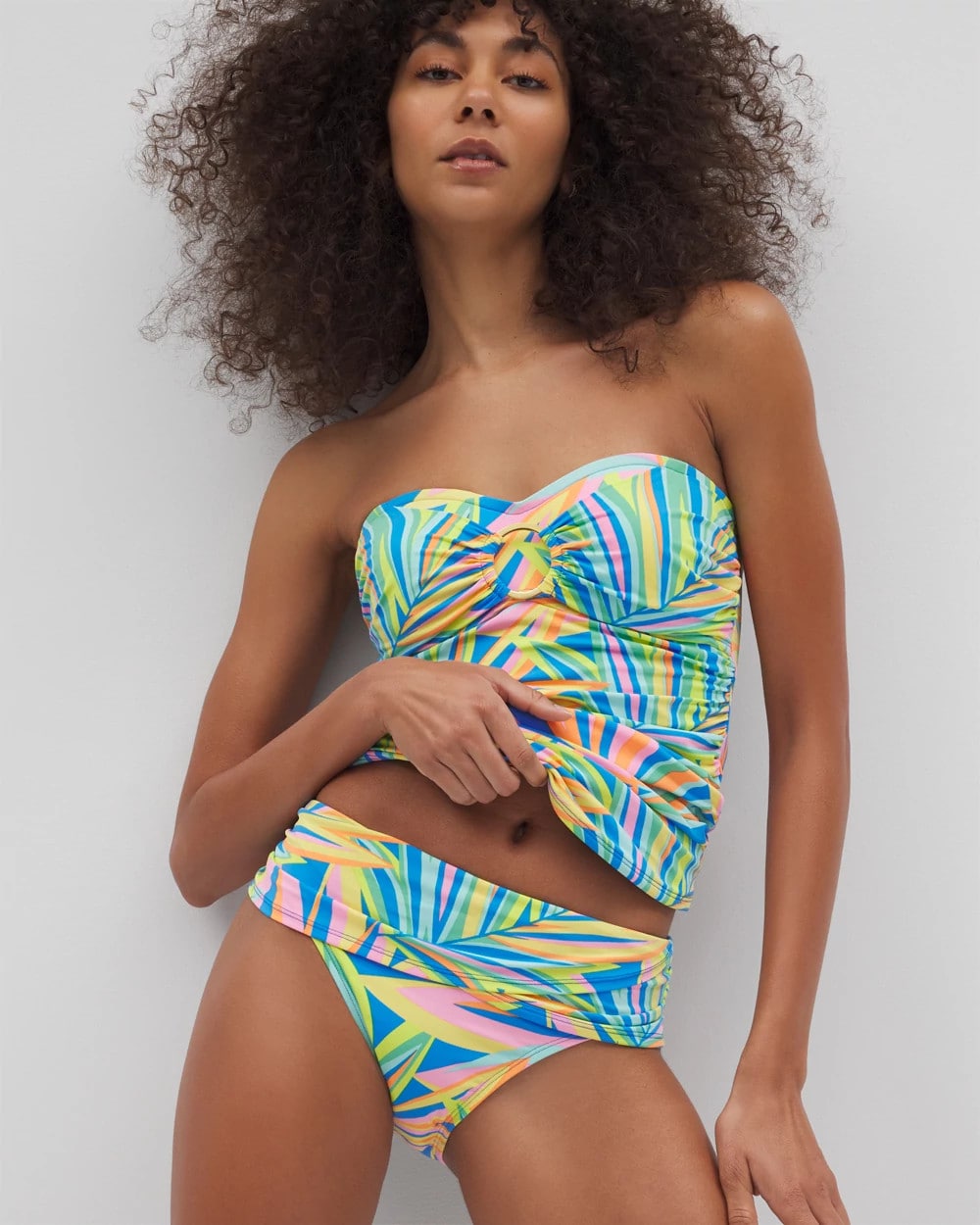 MULTI - On the Bright Side Sarong Hipster Bottom