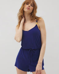 DEEP SEA - Solid Essentials Blouson Romper