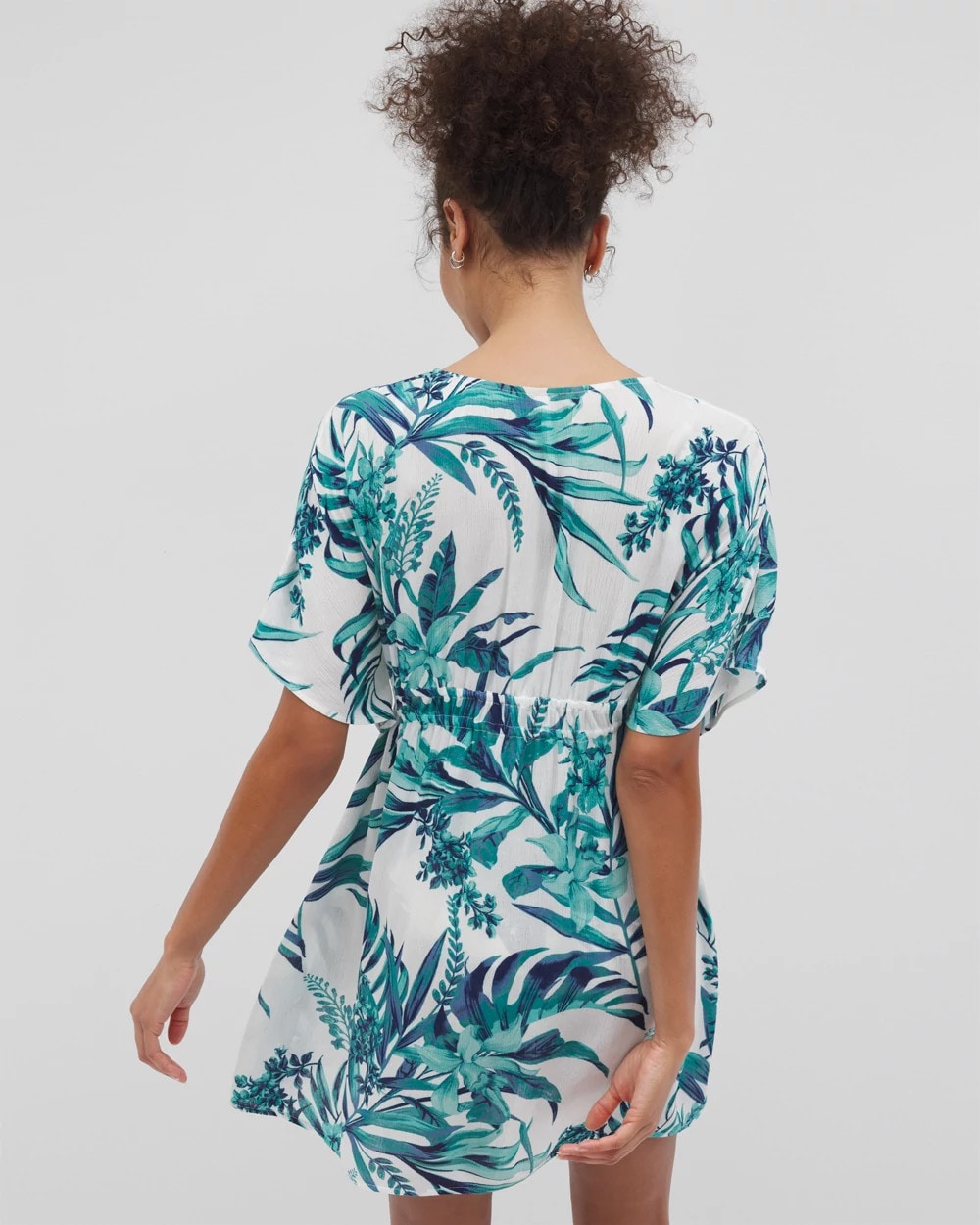PALM PERFECT COCONUT - Rayon Crepe Cover Up