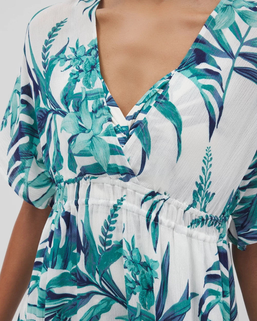 PALM PERFECT COCONUT - Rayon Crepe Cover Up