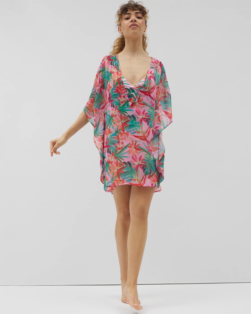 MULTI - Everything Under the Sun Chiffon Caftan