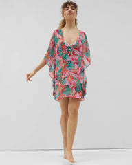 MULTI - Everything Under the Sun Chiffon Caftan