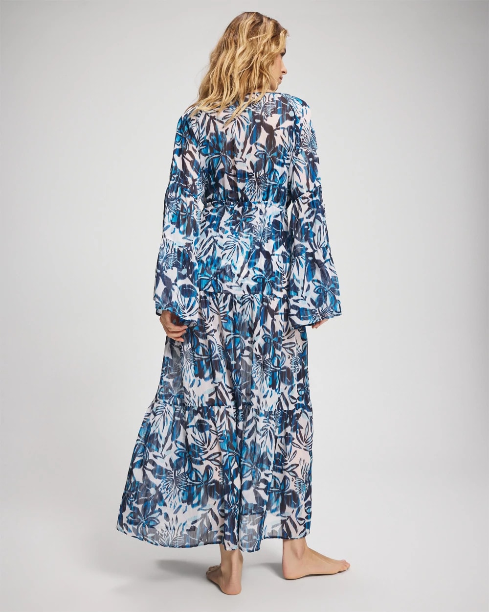 MULTI - Turning Tides Keep It Moving Chiffon Dress