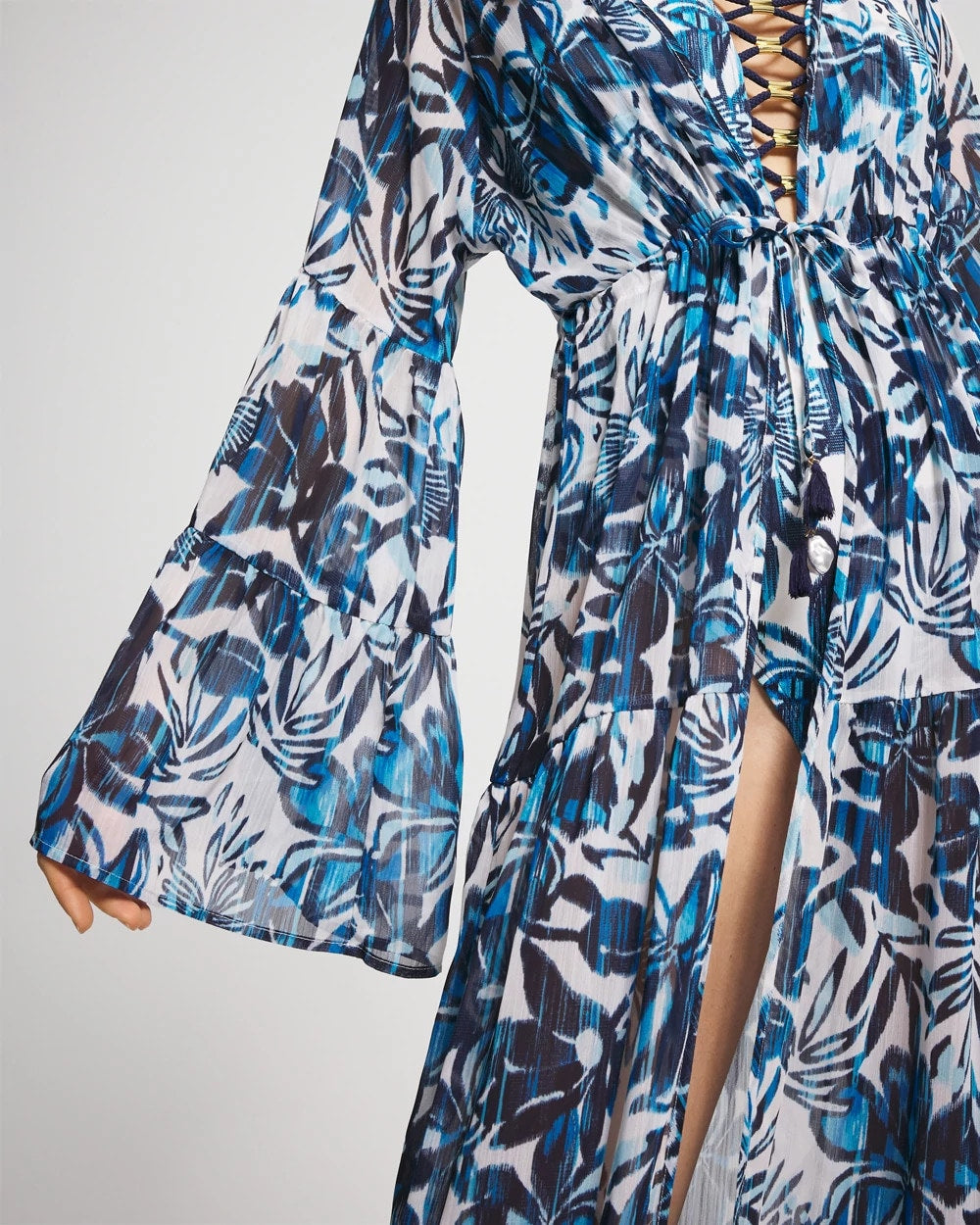 MULTI - Turning Tides Keep It Moving Chiffon Dress