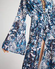 MULTI - Turning Tides Keep It Moving Chiffon Dress