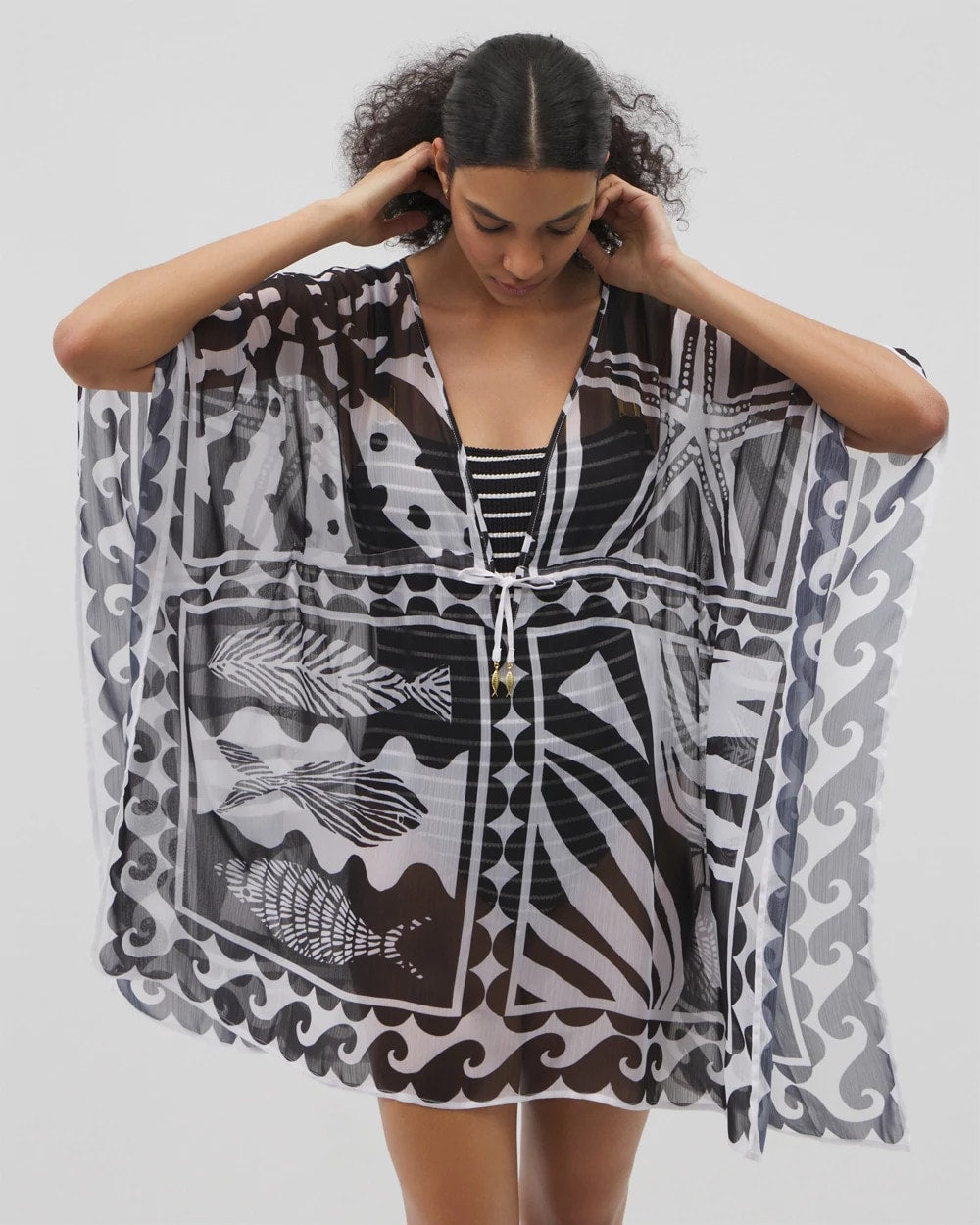 BLACK - Catch of the Day Caftan