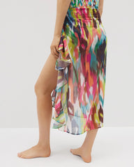MULTI - Keep It Moving Chiffon Ruffle Sarong