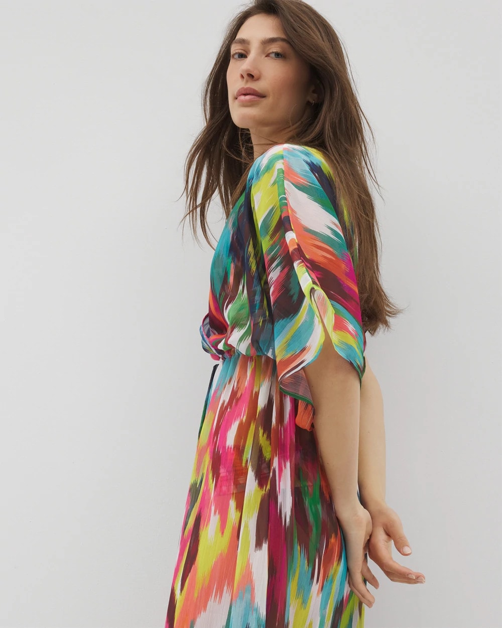 - Keep It Moving Chiffon Dress
