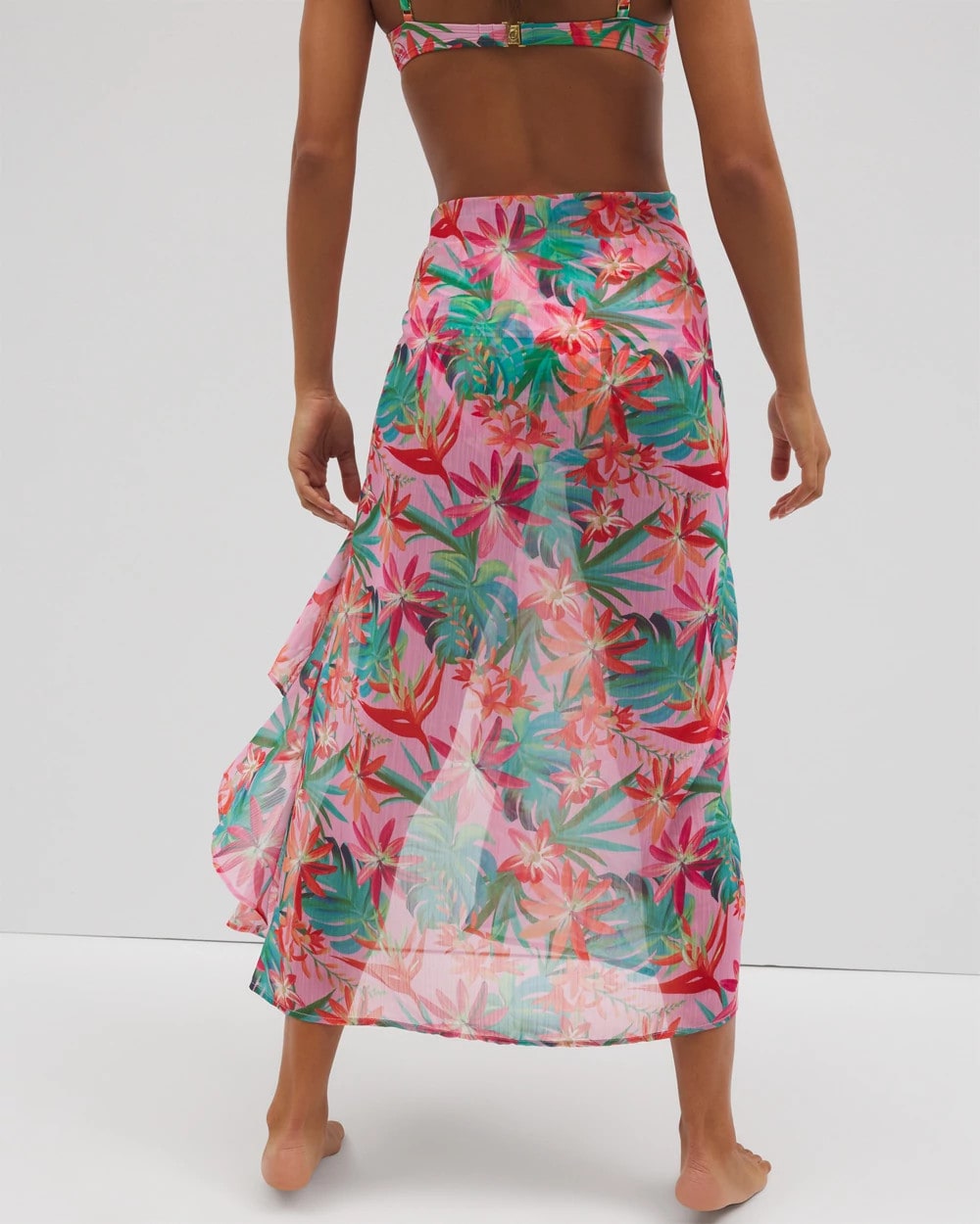 MULTI - Everything Under the Sun Ruffle Pareo