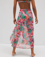 MULTI - Everything Under the Sun Ruffle Pareo