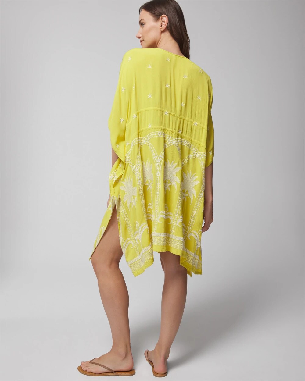 KEY LIME - Embroidered Cover-Up