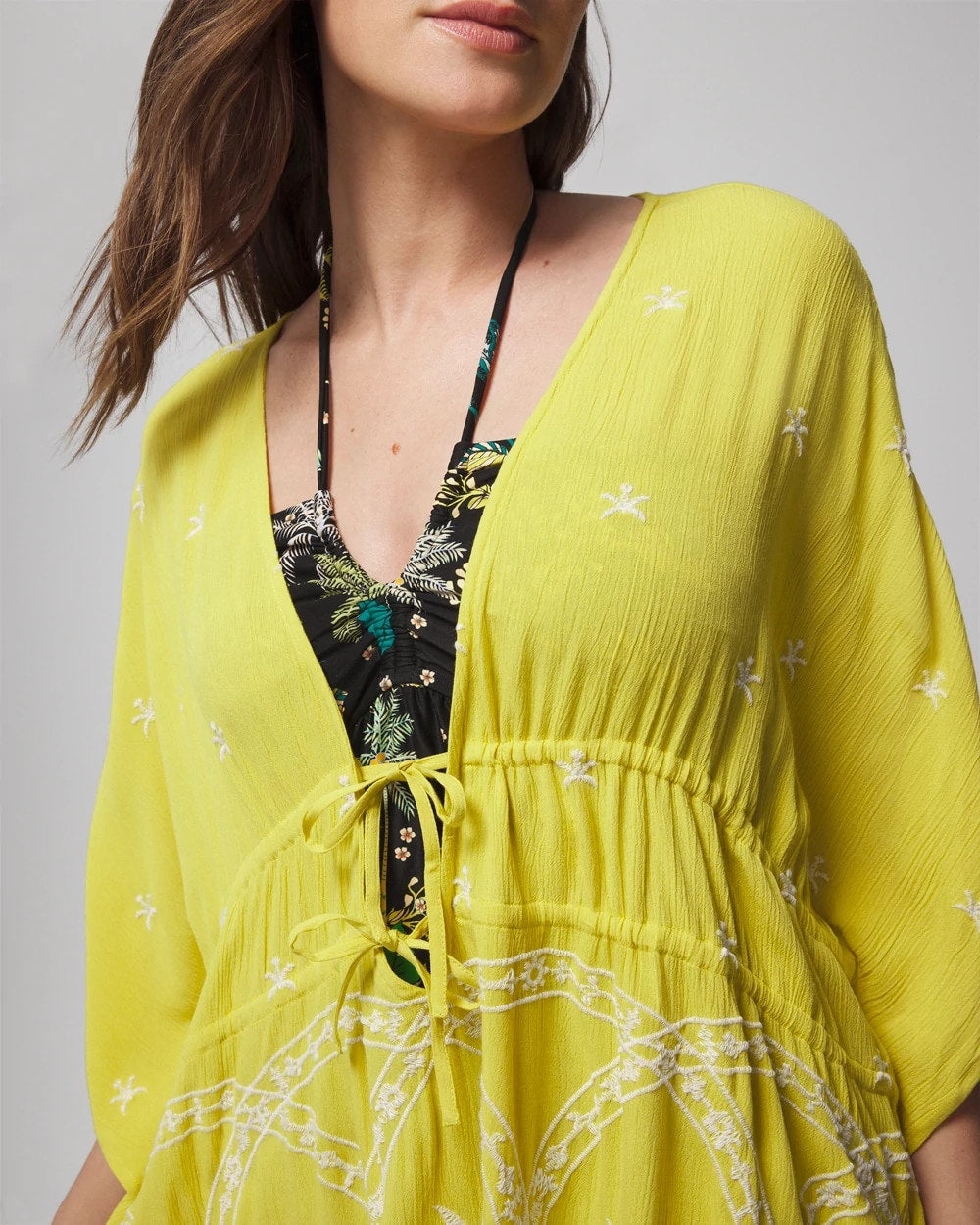 KEY LIME - Embroidered Cover-Up