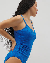 ATLANTIC BLUE - Beyond Control Textured Solids One-Piece