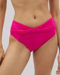 CAMELLIA ROSE - Twist-Front Bikini Bottoms