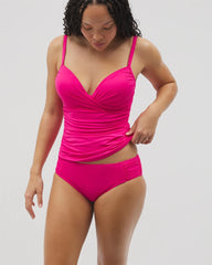CAMELLIA ROSE - Ruched Bikini Bottoms