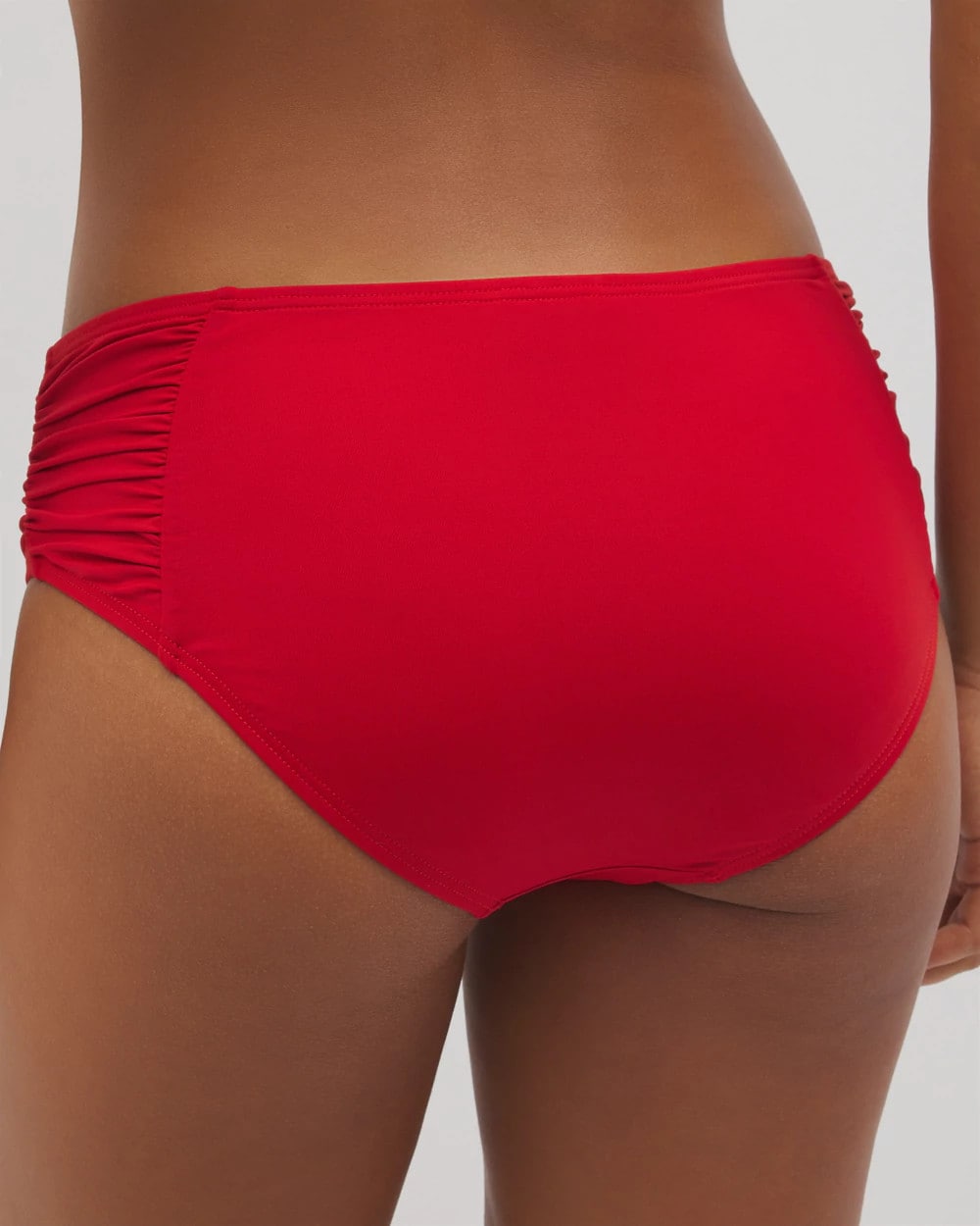 BARBADOS CHERRY - Ruched Bikini Bottoms