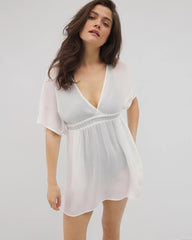 COCONUT - Rayon Crepe Cover Up