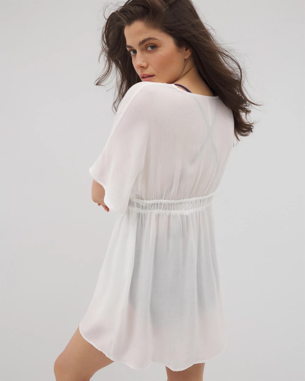 COCONUT - Rayon Crepe Cover Up