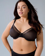 BLACK - Unlined Perfect Coverage Bra