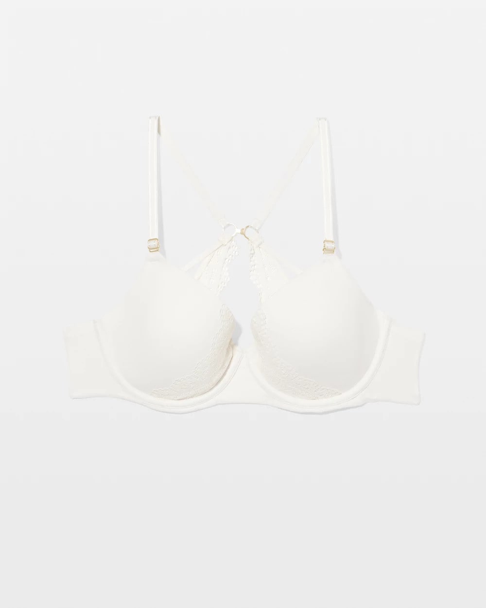 IVORY - Perfect Coverage Convertible Bra with Lace back