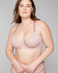ADOBE ROSE - Perfect Coverage Convertible Bra with Lace back