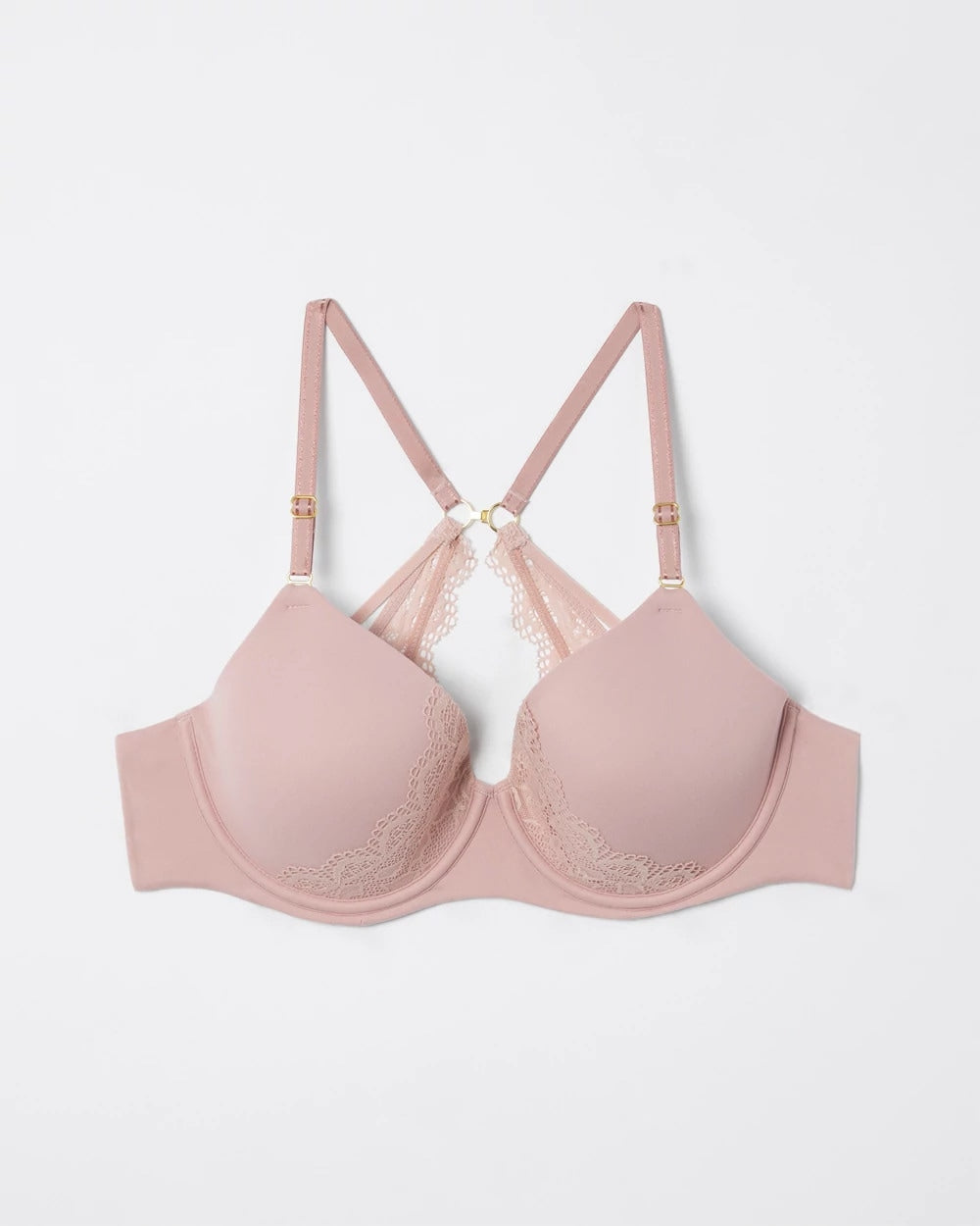 ADOBE ROSE - Perfect Coverage Convertible Bra with Lace back
