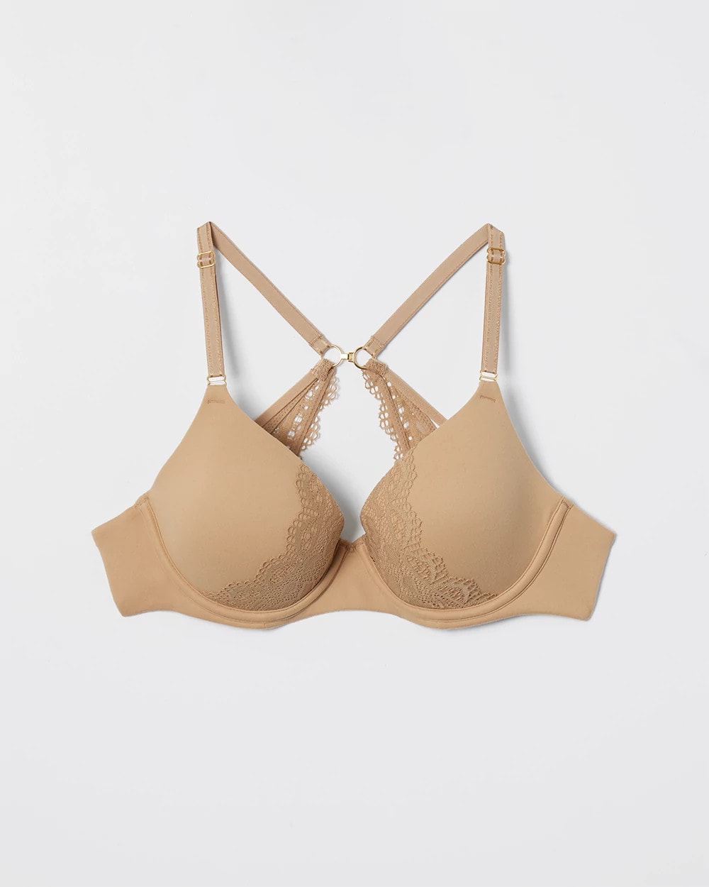 WARM AMBER - Perfect Coverage Convertible Bra with Lace back