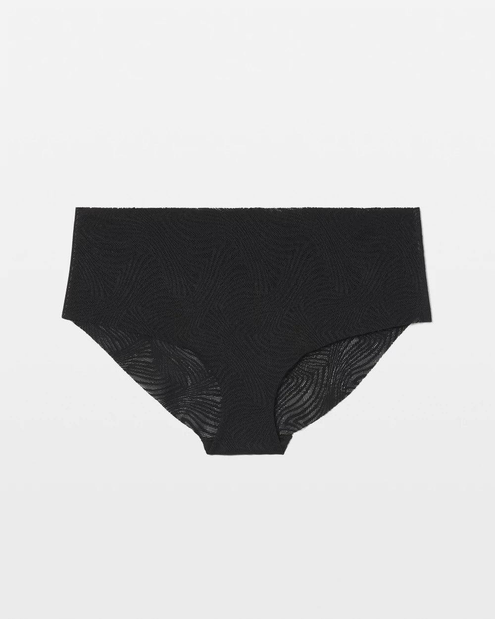 BLACK - Hipster Panty with Lace